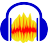 Audacity 音频编辑 官方网站 logo